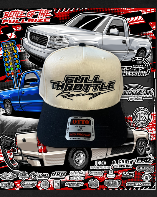 FULL THROTTLE RACING BEIGE / BLACK CAP (40 ENTRIES)